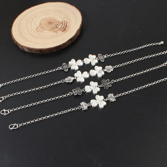 Artificial Silver Ethnic Style Eardrop Frame Bracelet