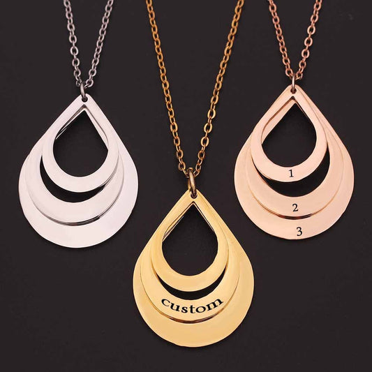 Customized Name Engraving Pendants for Women