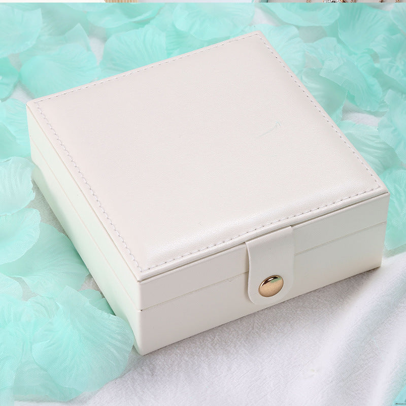 Square Portable Jewelry Storage Box