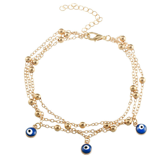 Bead Chain Beach Anklet
