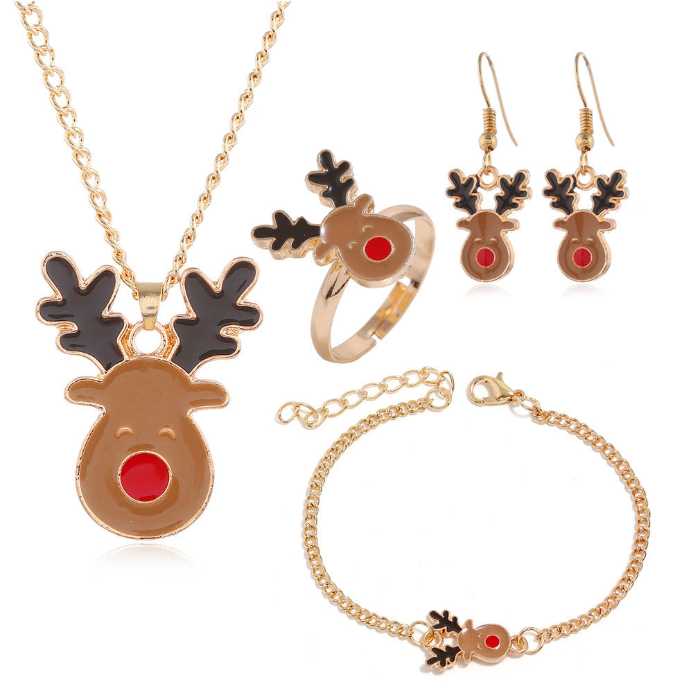 Christmas Dripping Multi-Piece Jewelry Set