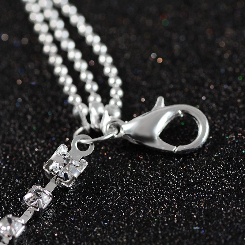 1PC Multilayer Charming Crystal Anklet