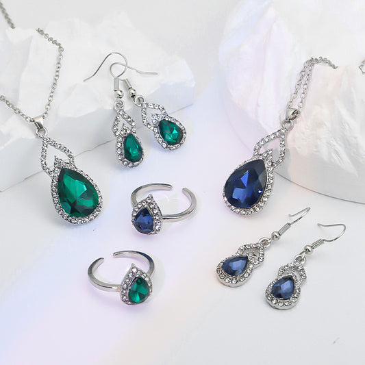 Luxury Zircon Jewelry Set