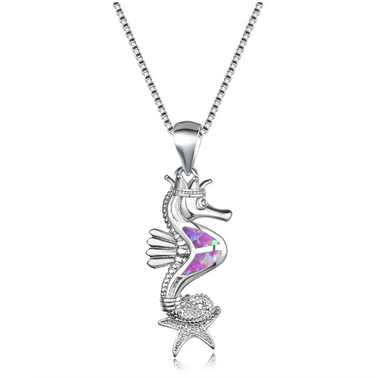 Seahorses Necklace for Women