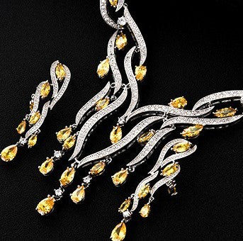Crystal Jewelry Zircon Jewelry Set
