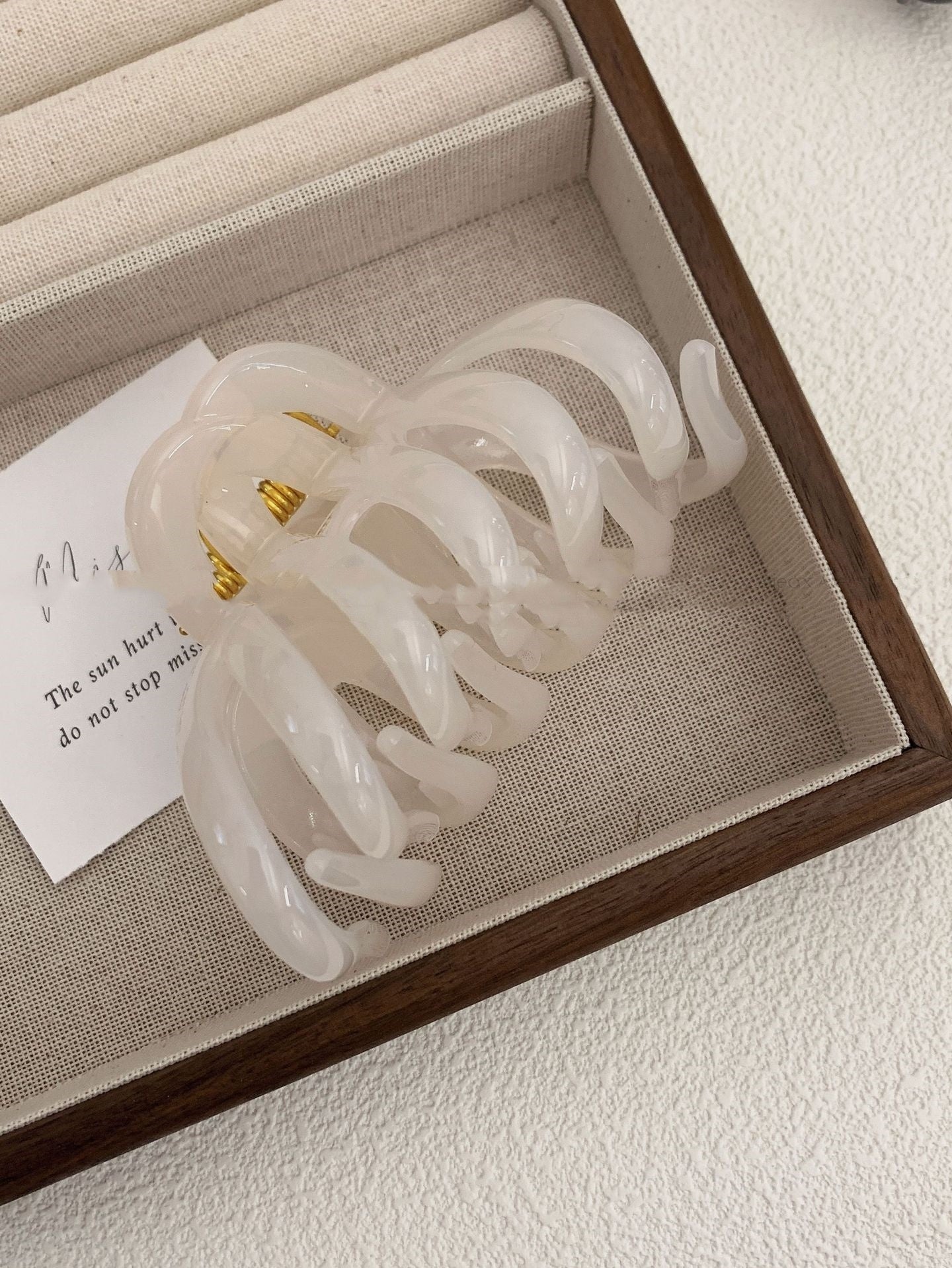 French Elegance Pumpkin Hair Claw