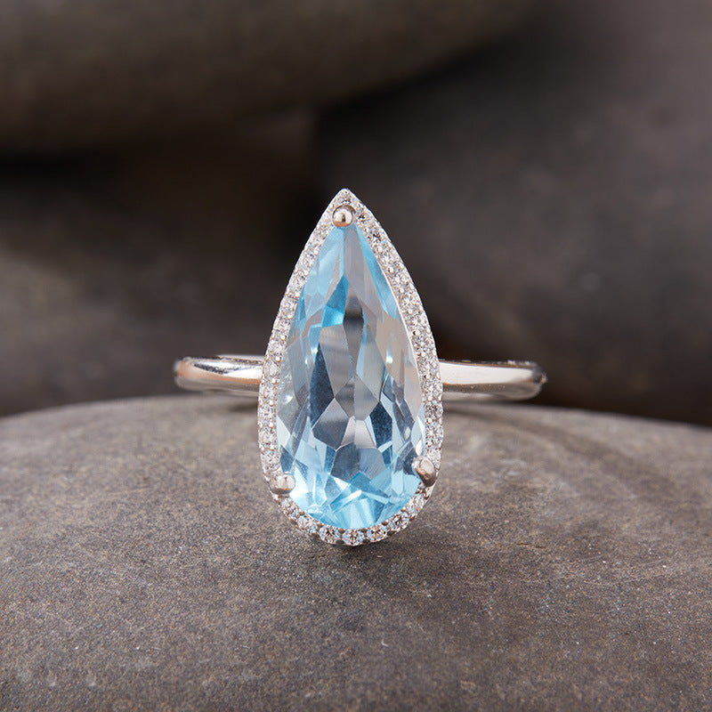 Natural Topaz Citrine Necklace Set