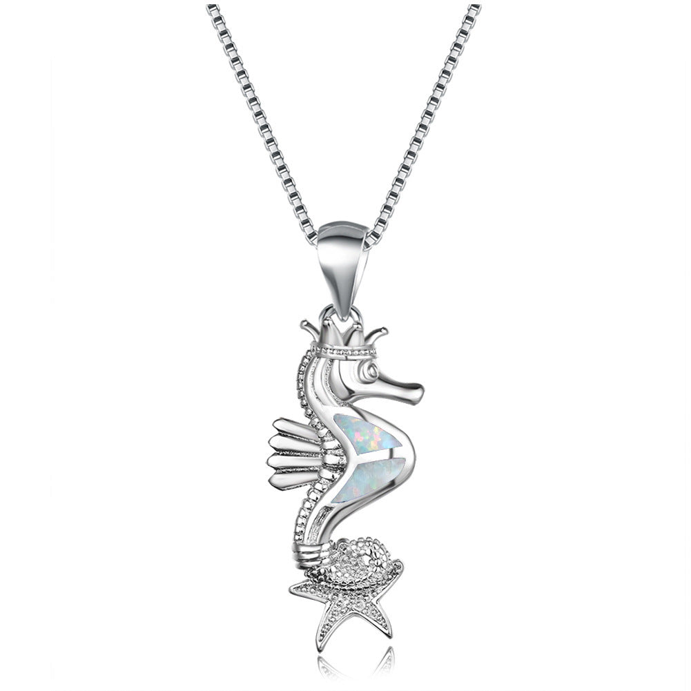 Seahorses Necklace for Women
