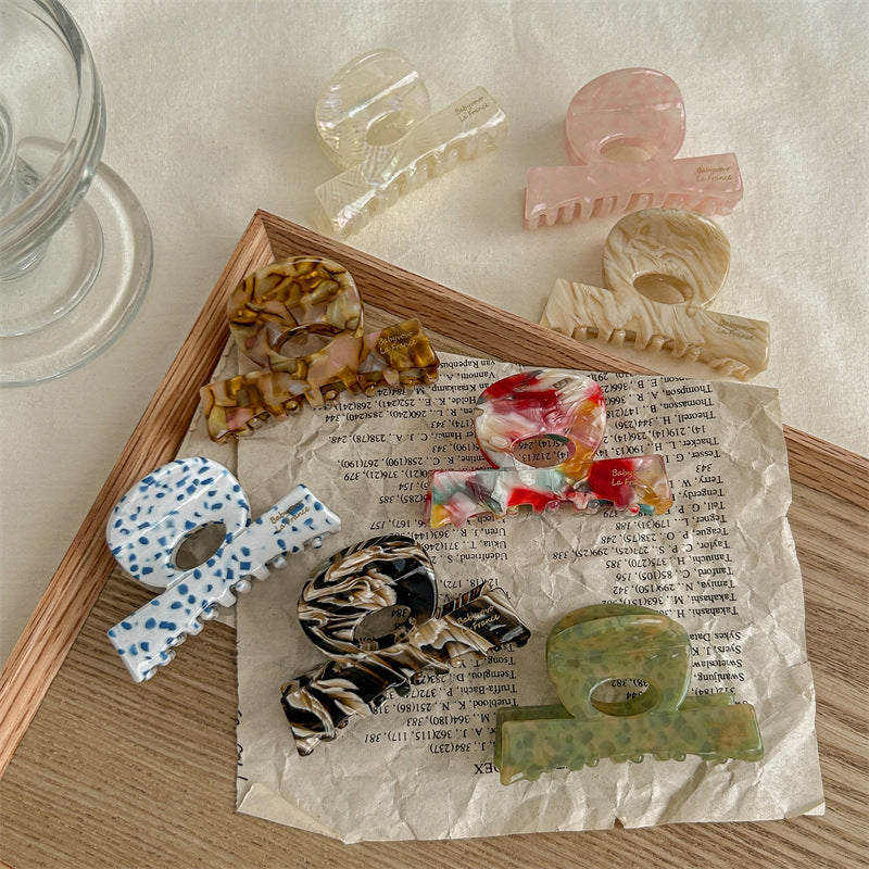 Acetic Acid Shark Grip Hair Claw