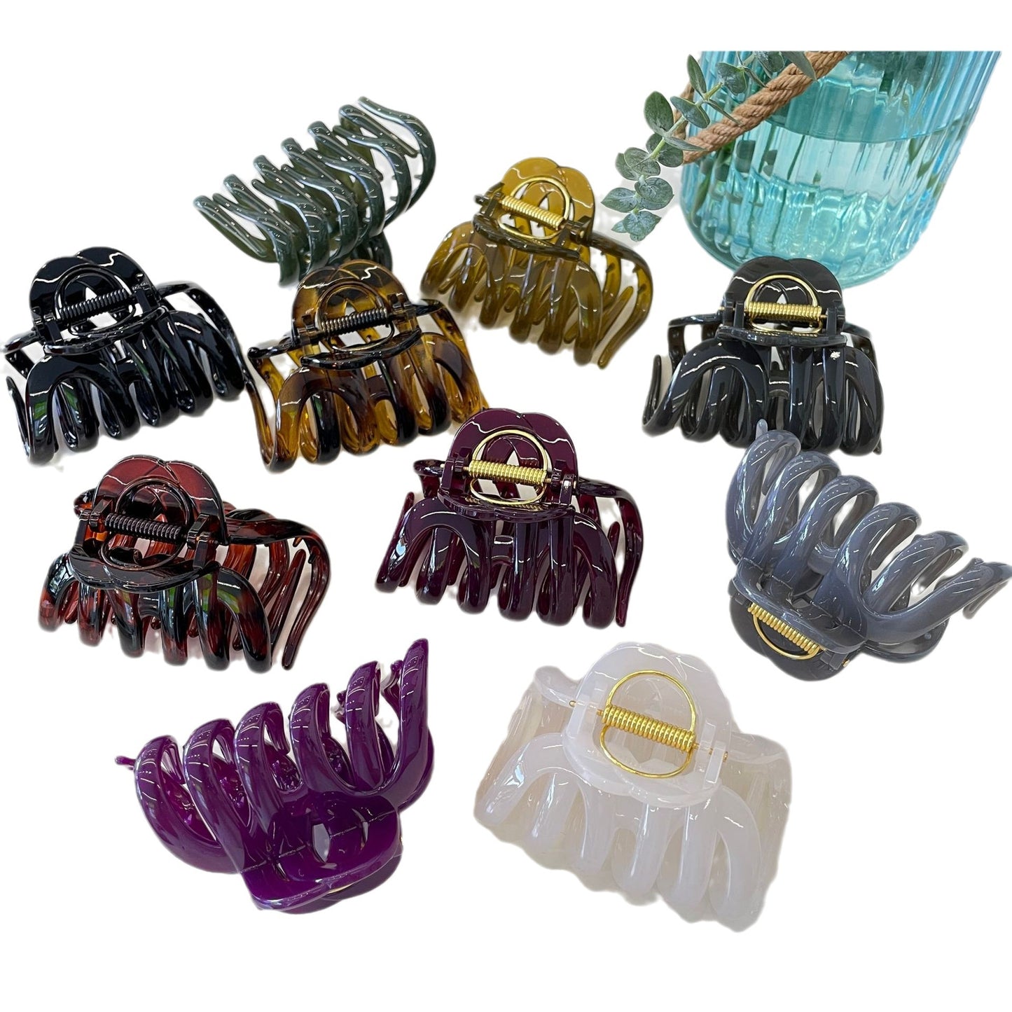 French Elegance Pumpkin Hair Claw