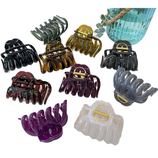 French Elegance Pumpkin Hair Claw