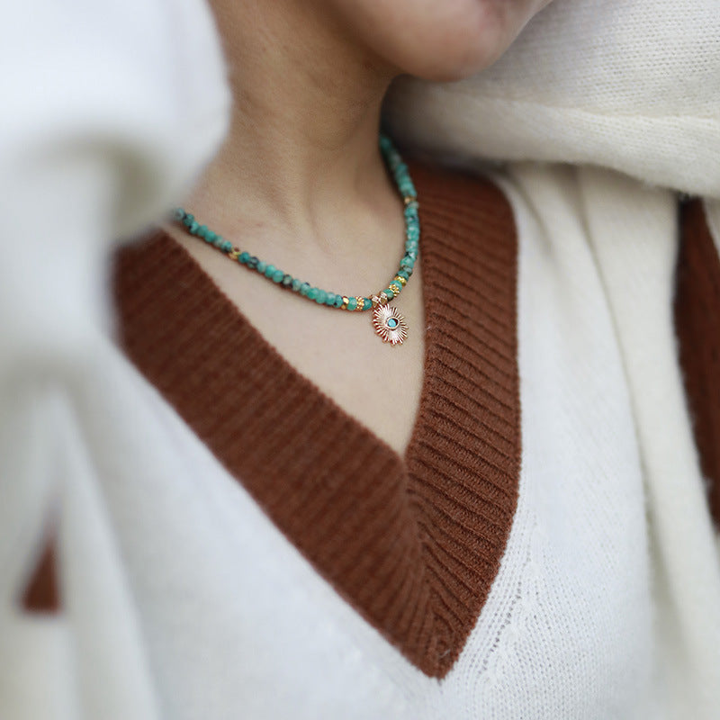 Luxury Fashion Simple Natural Stone Necklace