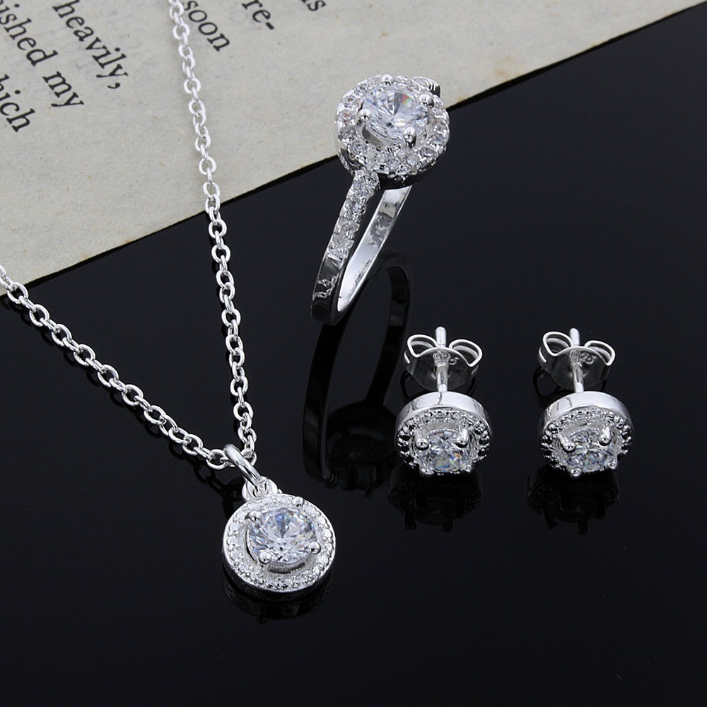 Luxury Zircon Jewelry Set