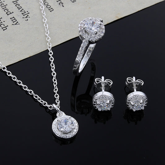 Luxury Zircon Jewelry Set