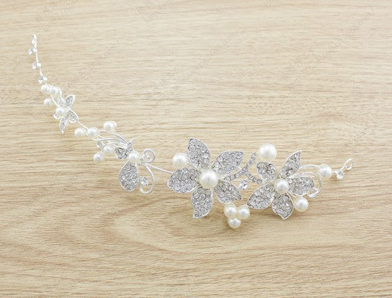 Three Piece Butterfly Bridal Jewelry Set