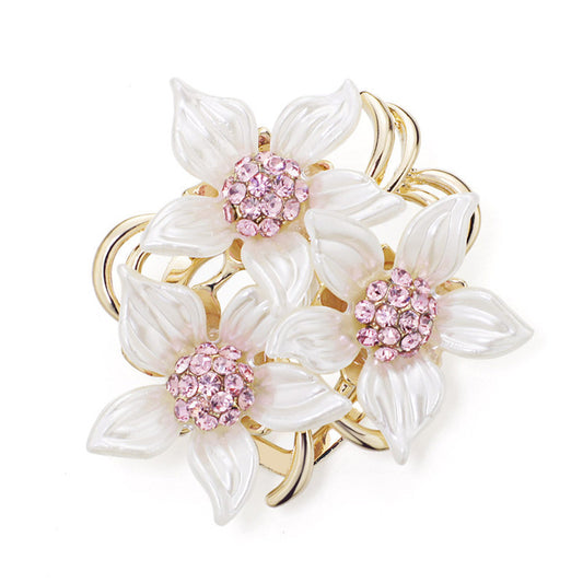 Diamond Opal Brooch for Women