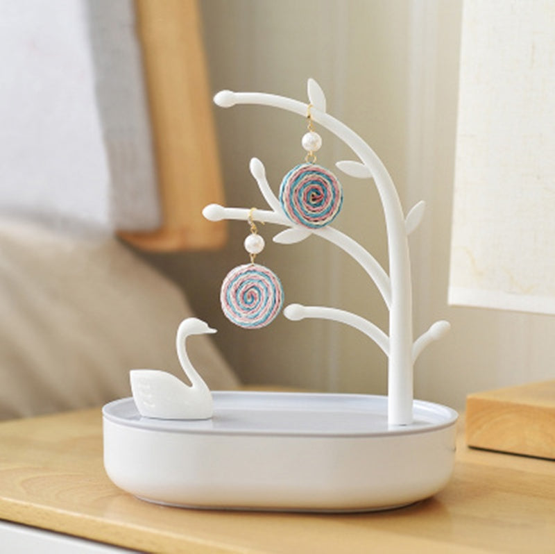 Swan Jewelry Display Stand