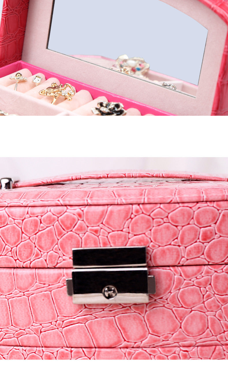 3 Layers Leather Jewelry Boxe