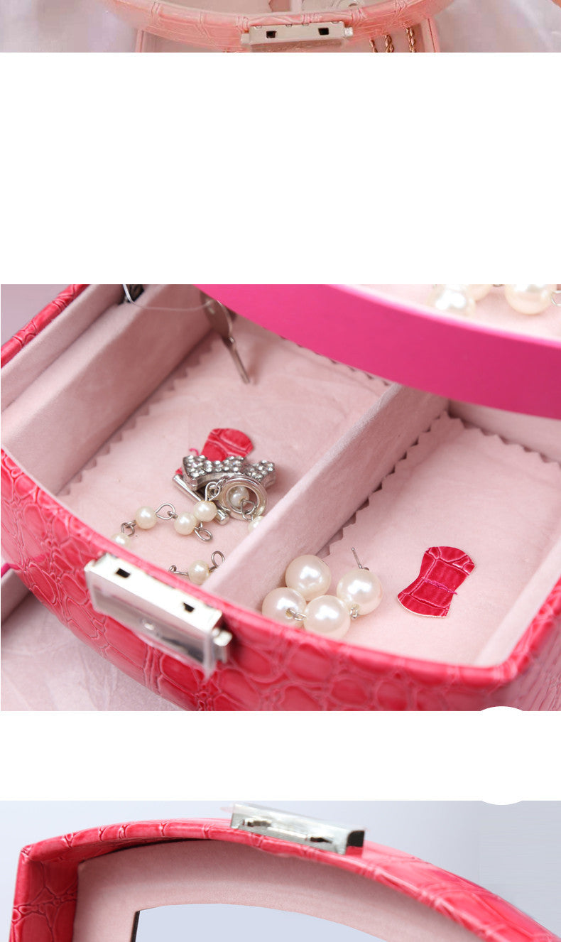3 Layers Leather Jewelry Boxe