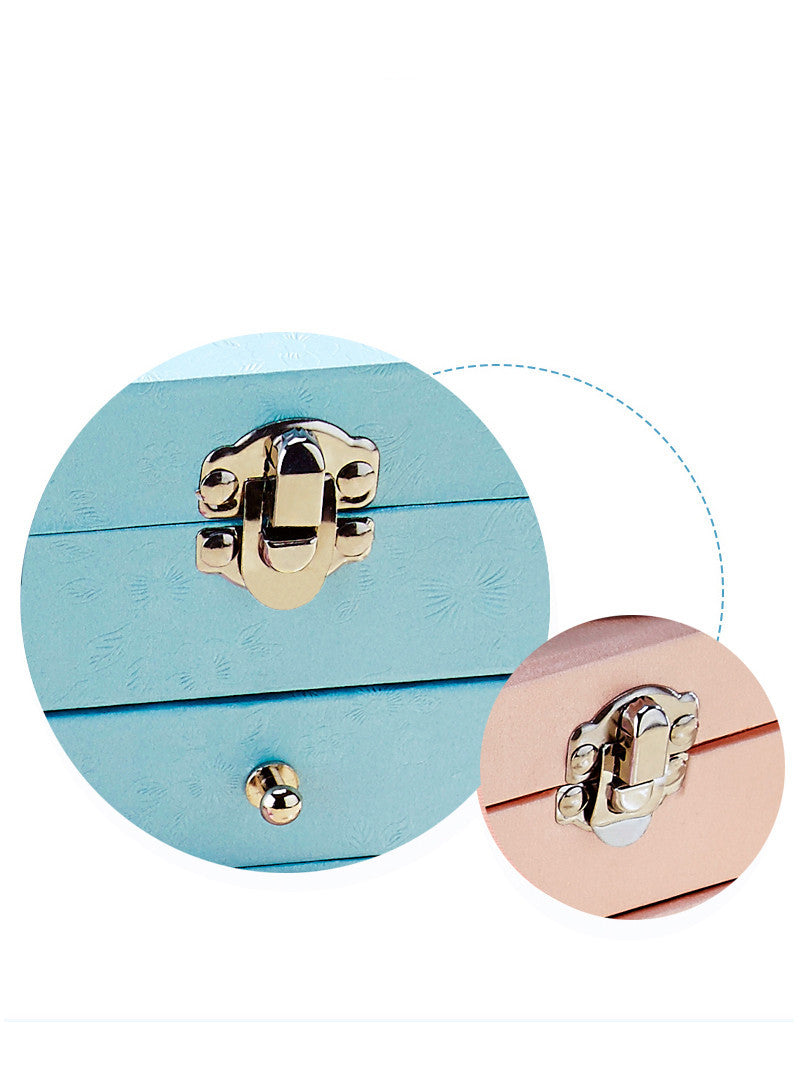 3 Layers Leather Jewelry Boxe