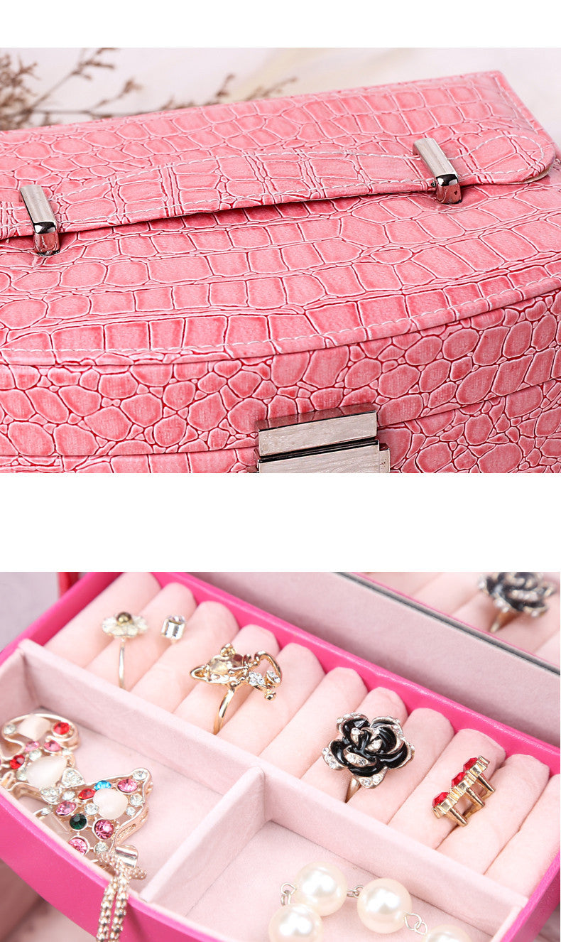 3 Layers Leather Jewelry Boxe