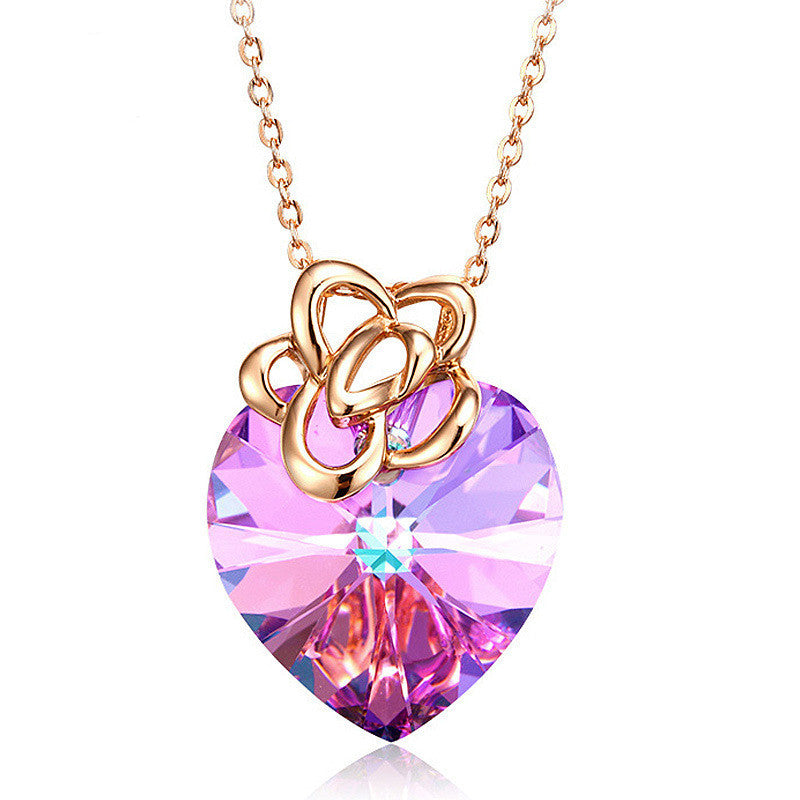 Colorful 925 Heart Pendant
