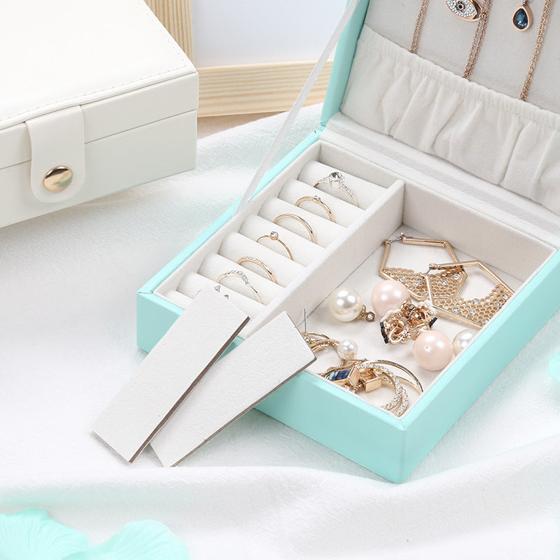 Square Portable Jewelry Storage Box