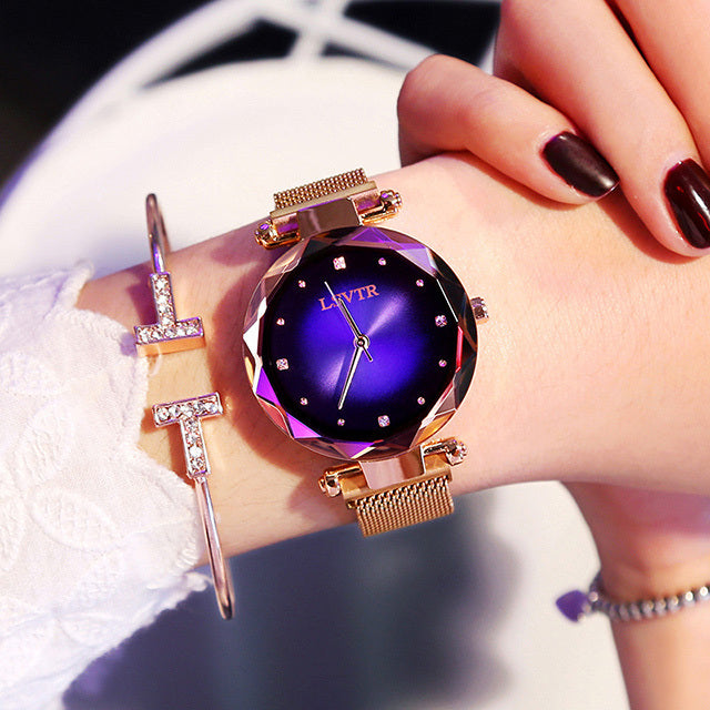 Starry Sky Magnet Diamond Wrist Watches (Waterproof)