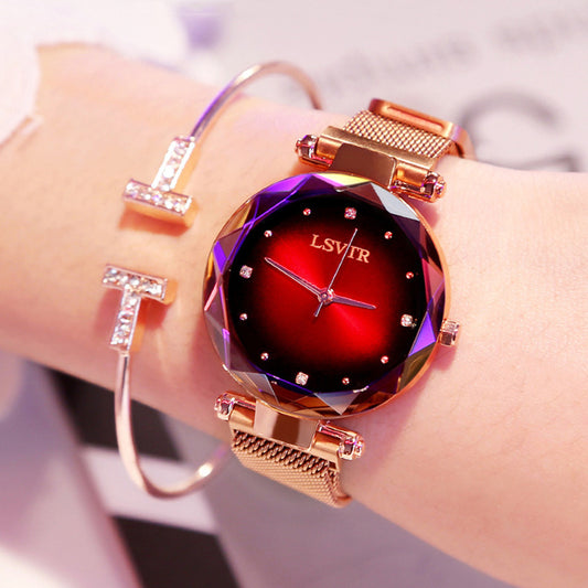 Starry Sky Magnet Diamond Wrist Watches (Waterproof)