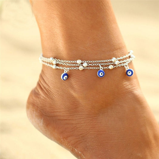 Bead Chain Beach Anklet