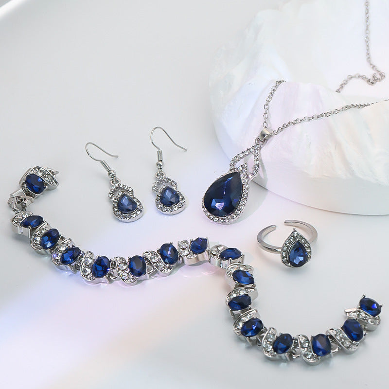 Luxury Zircon Jewelry Set
