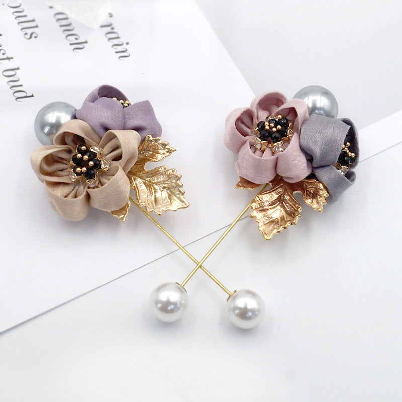Pearl Flower Brooch for Women