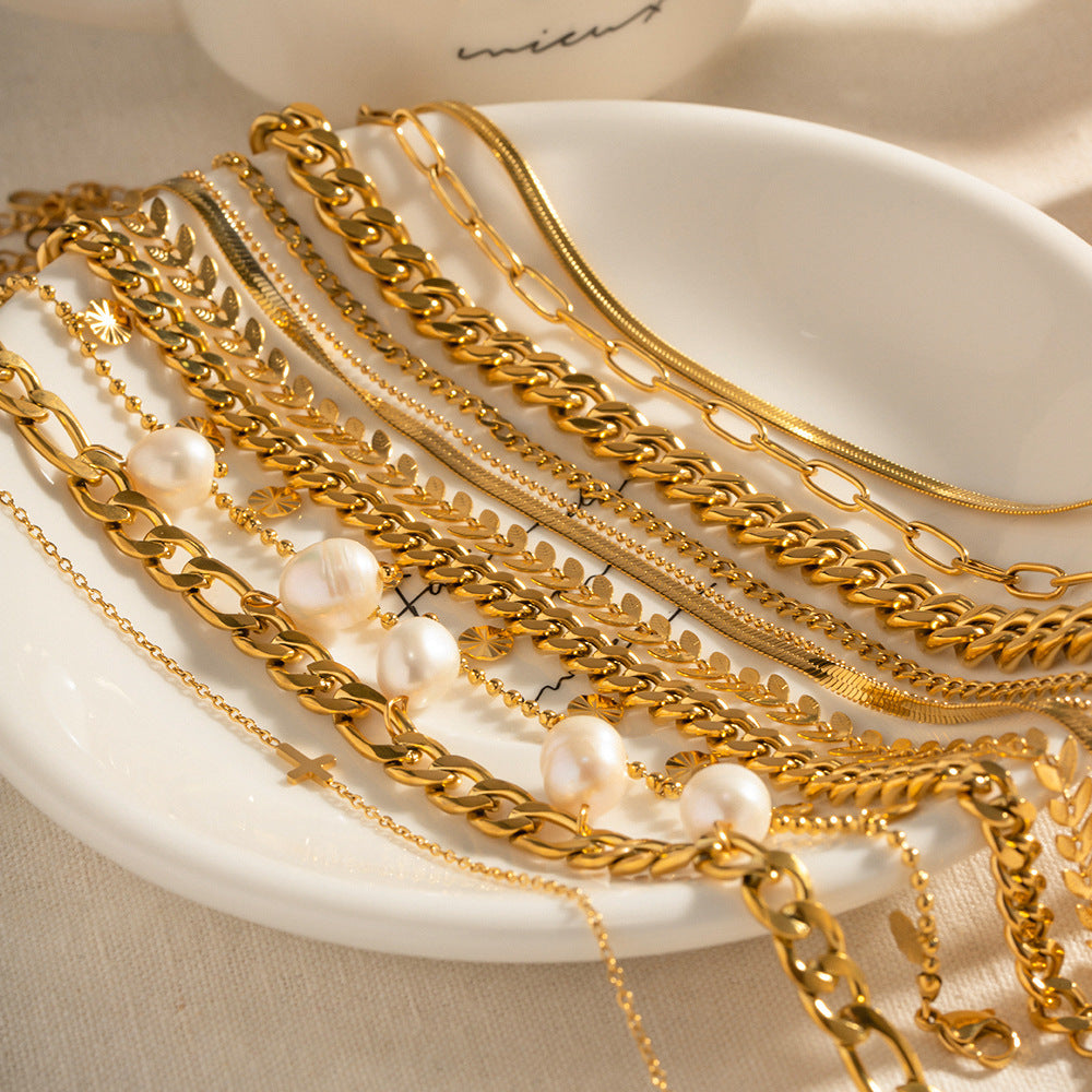 Ornament Stainless Steel Anklets