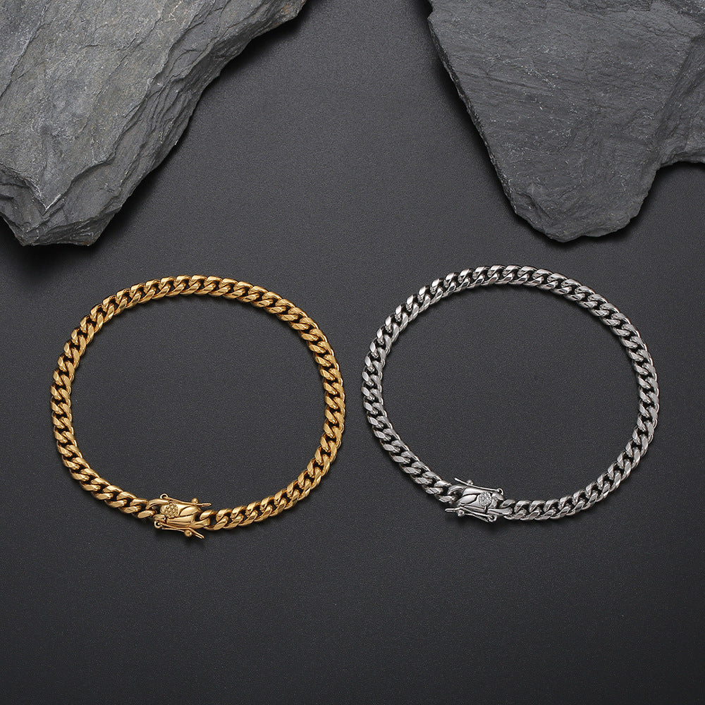 Stainless Steel Anklets (Silver & Gold)