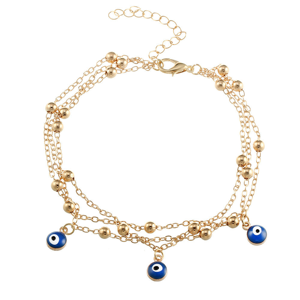 Bead Chain Beach Anklet
