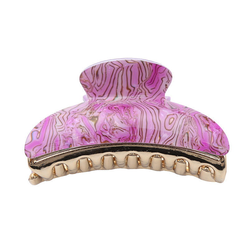 Women's Acrylic Hair Stripe Claw