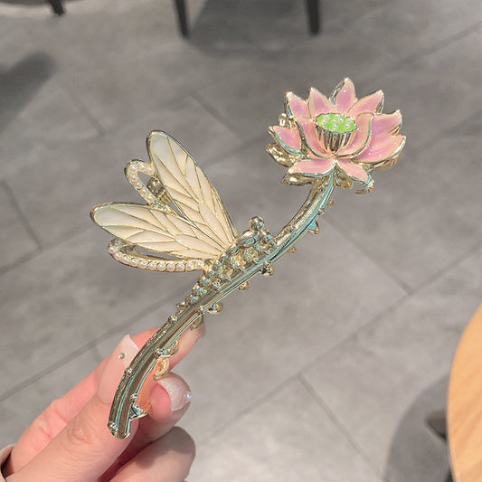 Women's Fashion Lotus Flower Hair Clips