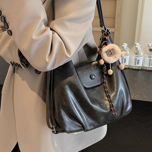 Retro Large Capacity Bag Women's Shoulder Tote Bag