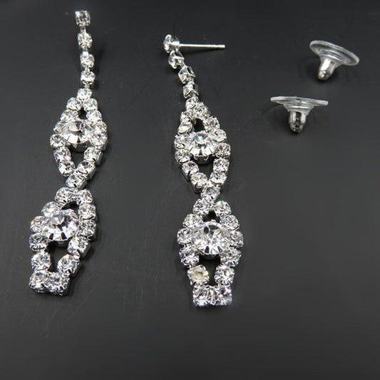 Bridal Jewelry Set with Electroplating Alloy Elegant