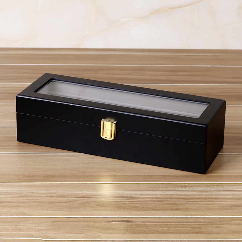 Black Matte Baked Paint Jewelry Organizer Display Box