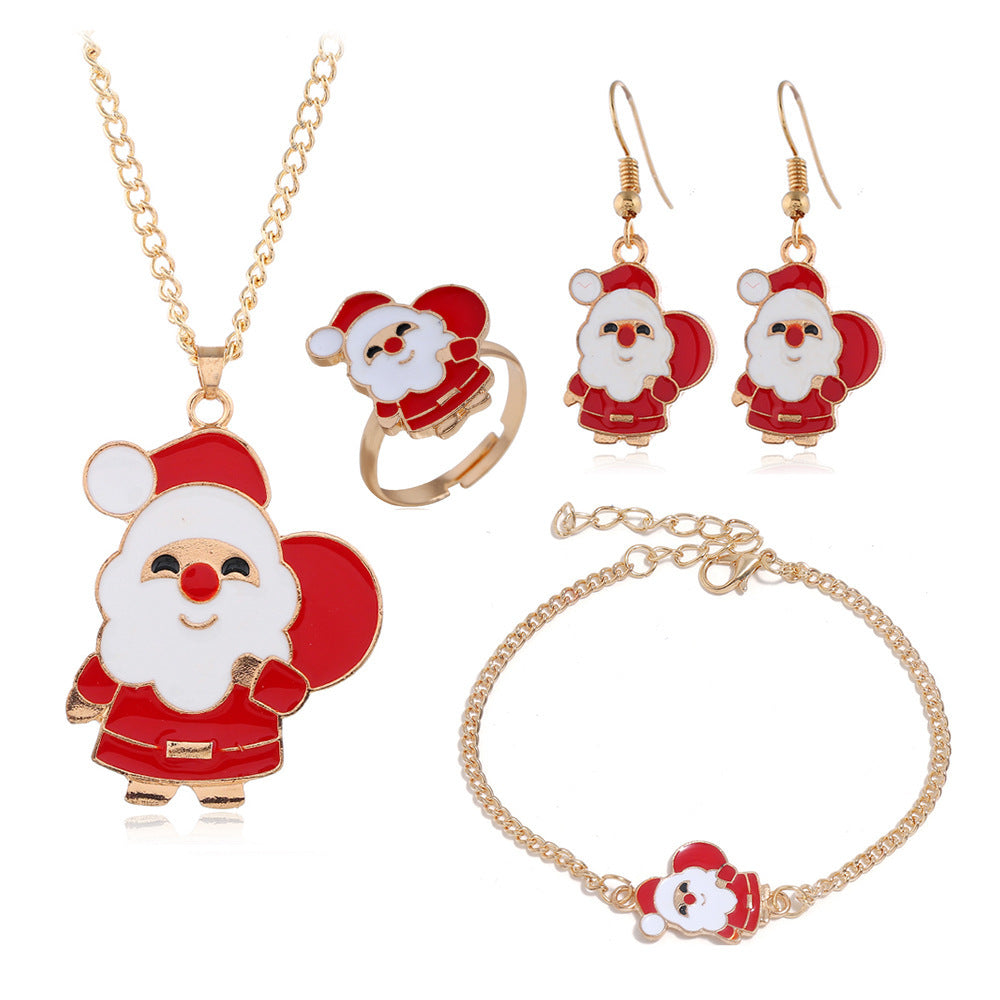 Christmas Dripping Multi-Piece Jewelry Set