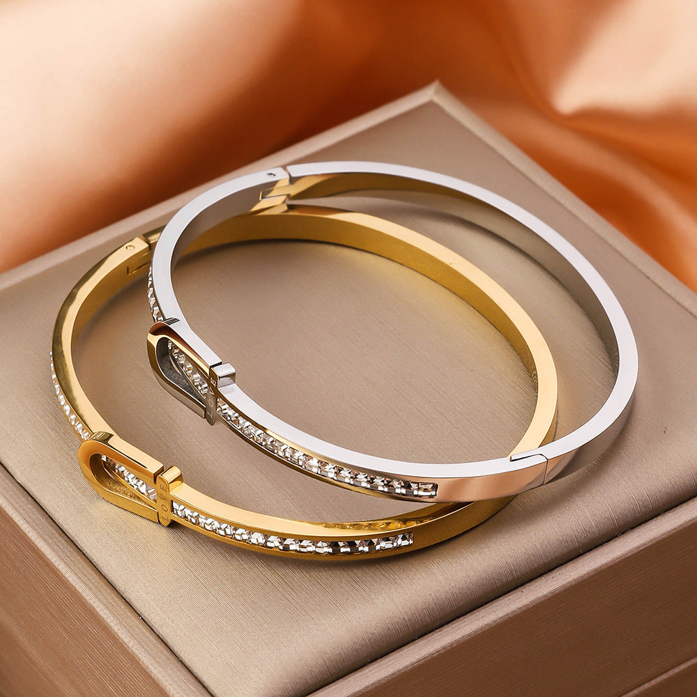 Gold Plating Bracelet & Bangles for Women (Valentine's Gift)