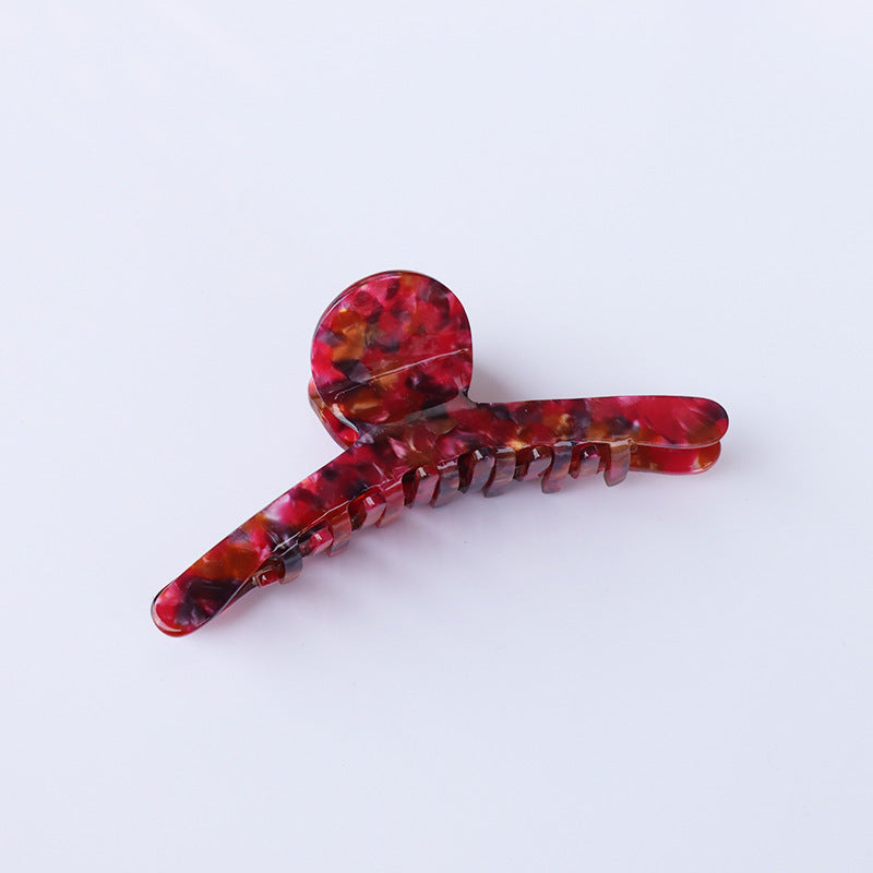 Acetate One-word Large Back Head Hair Claw