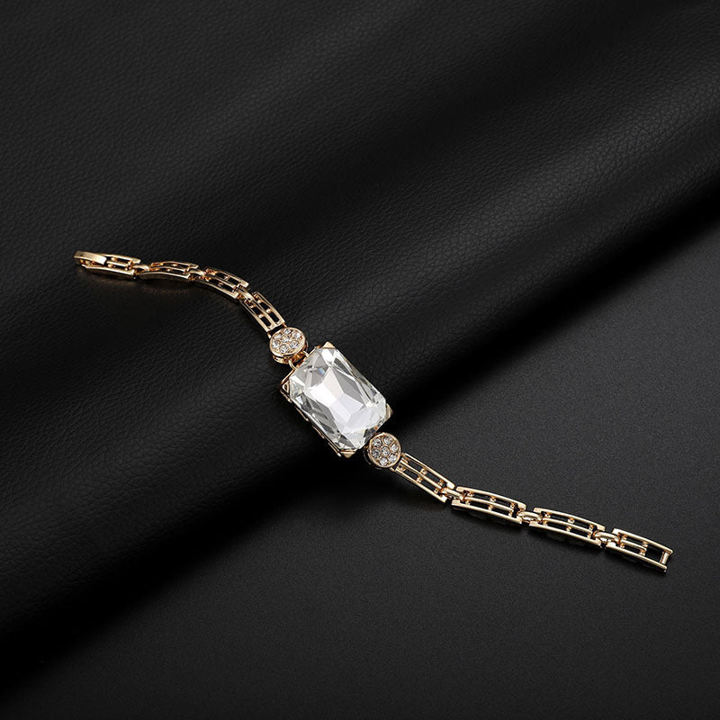 4-Hot-Selling Inlaid Gemstone Bracelets + Rings