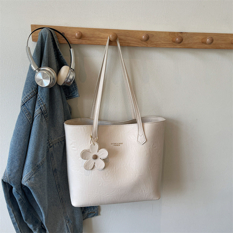 Women's Underarm Bag (Simple Textured Tote Bag)