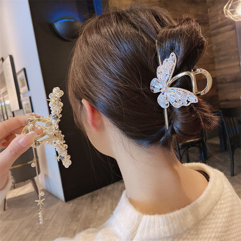 Spring And Summer Style Large Senior Sense Grasp Clip