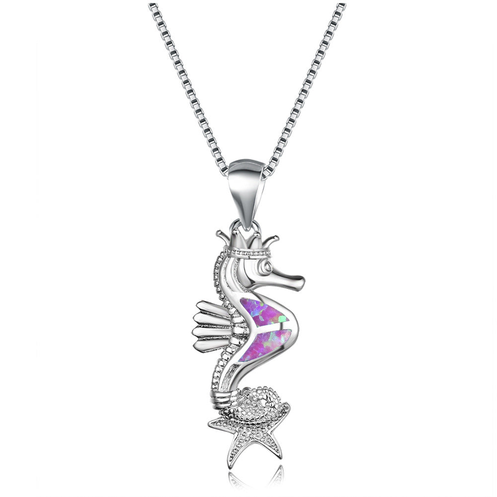 Seahorses Necklace for Women