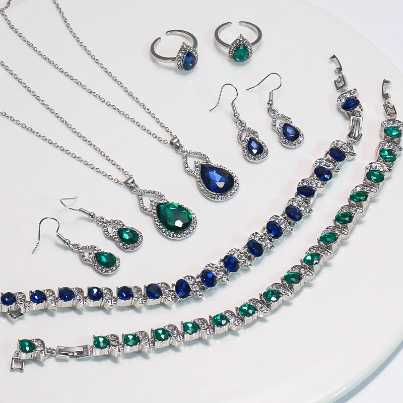 Luxury Zircon Jewelry Set