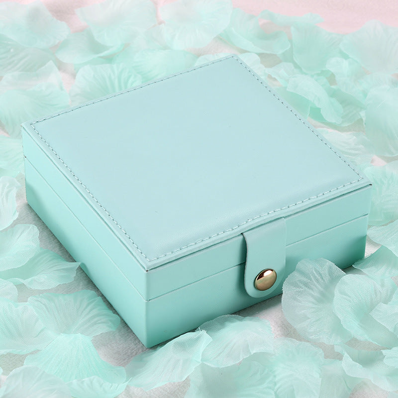 Square Portable Jewelry Storage Box
