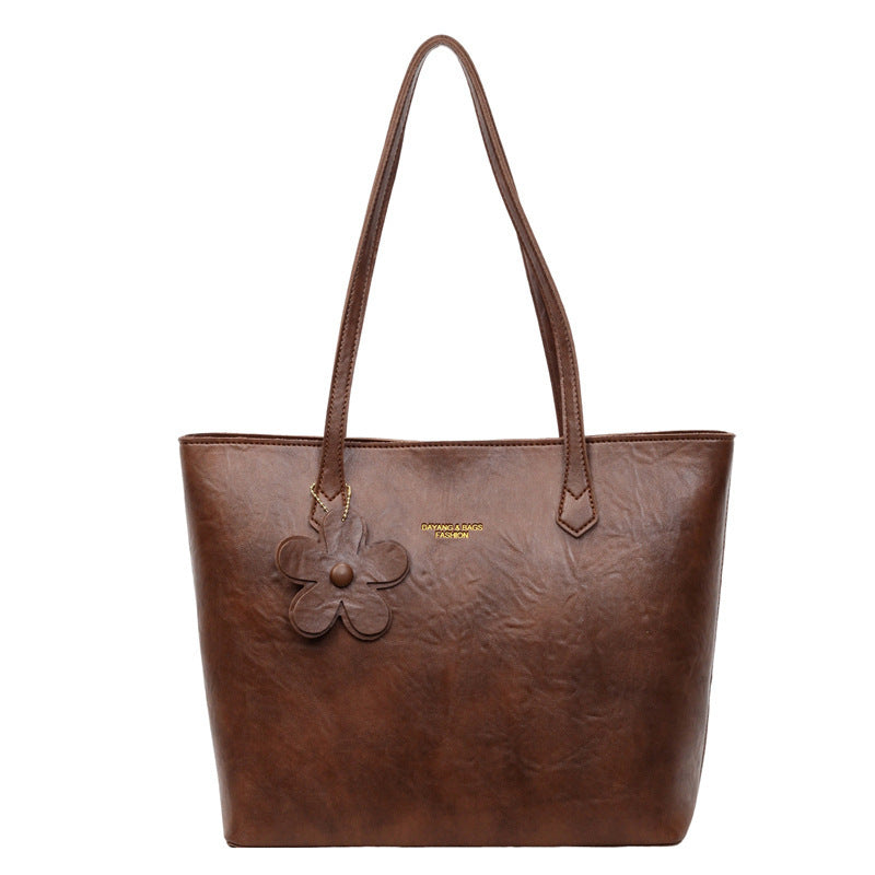 Women's Underarm Bag (Simple Textured Tote Bag)